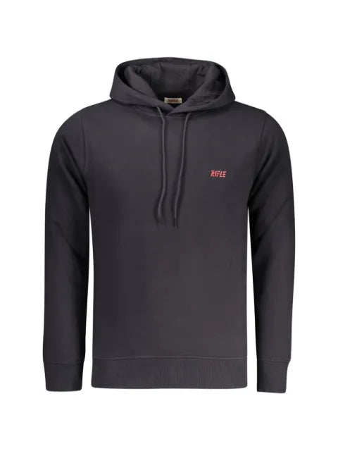 RIFLE logo-print drawstring hoodie
