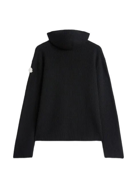 Jil Sander x Moncler ribbed-knit hood sweater