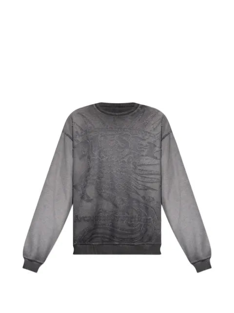 Diesel dévoré-effect sweatshirt