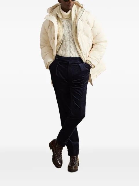 Ralph Lauren Purple Label cable-knit roll-neck sweater