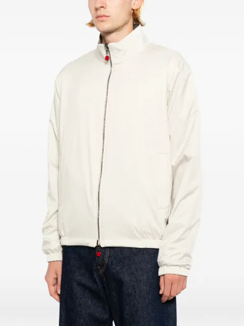 Kiton zip-up high-neck jacket