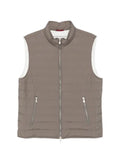 Brunello Cucinelli quilted high-neck gilet
