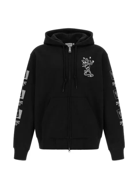 Carhartt WIP graphic-print zip-up hoodie