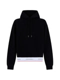 DSQUARED2 logo-tape relax-fit hoodie