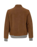 VOLFAGLI David Buccio suede bomber jacket