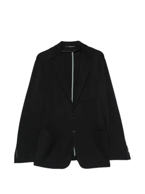 Canali single-breasted notched-lapel blazer