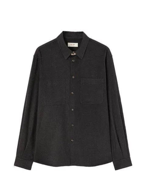 RETORI patch-pocket shirt jacket