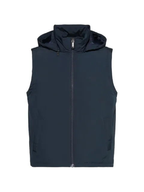Calvin Klein hooded logo-print gilet