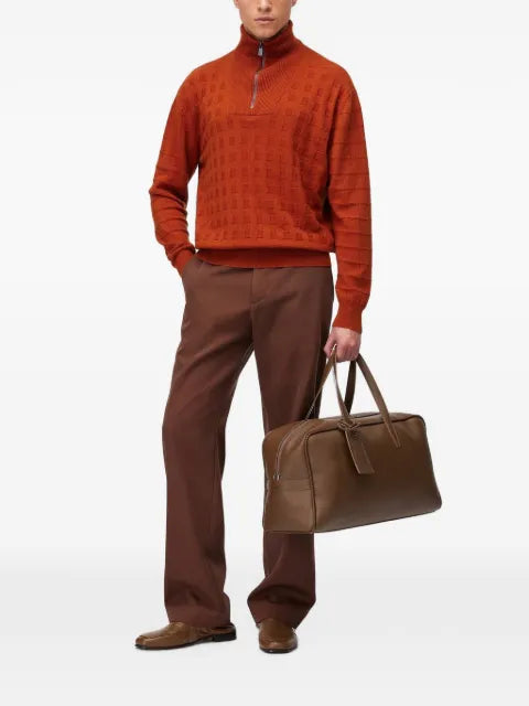 RETORI zip-up cashmere sweater