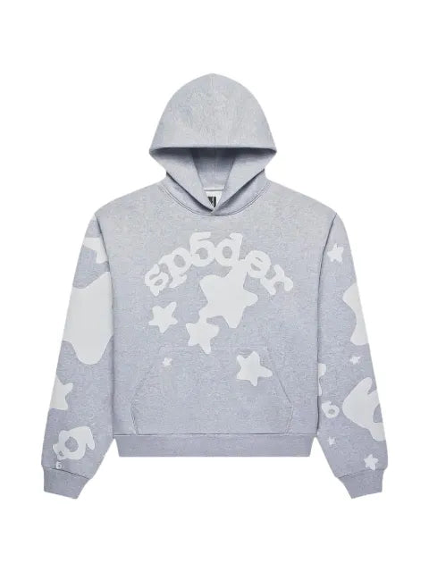 SP5DER Beluga star-print hoodie