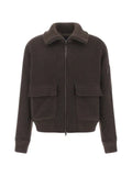 Paul & Shark ribbed-collar wool-blend jacket