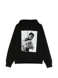 sacai graphic-print drawstring hoodie