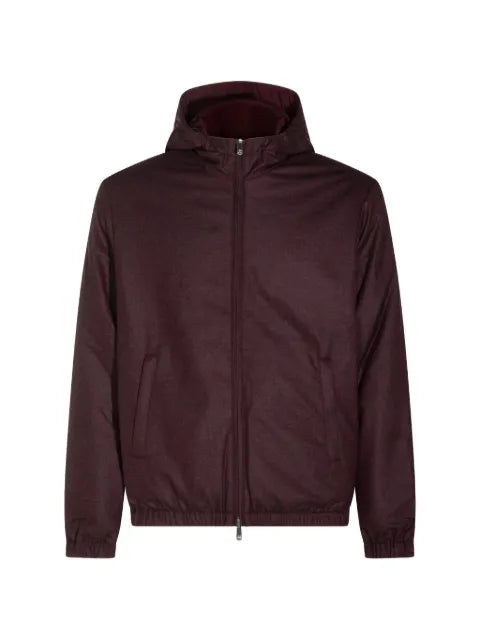 Marco Pescarolo hooded zip-up jacket
