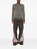 Rick Owens Tower Level Lupetto sweater in lightweight rasato knit