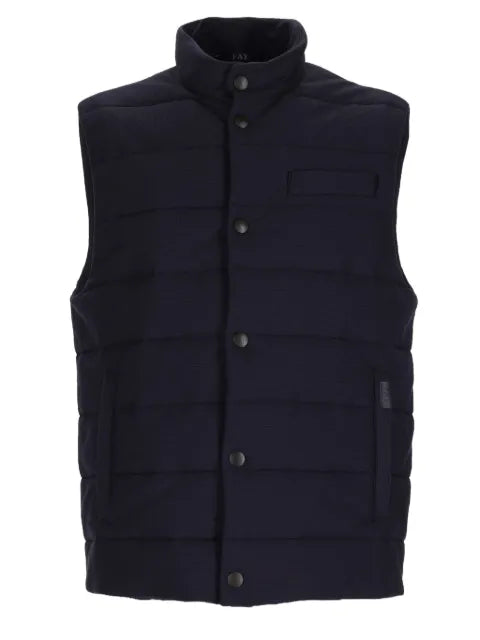 Fay quilted high-neck gilet