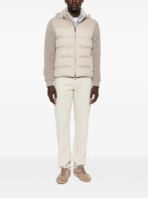 Moorer Allori hooded quilted jacket