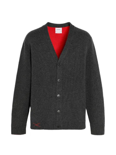 Barrie double-faced button-up cardigan