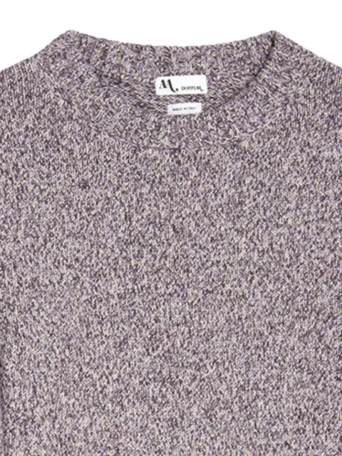 Doppiaa marl-knit crew-neck sweater