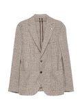 LUIGI BIANCHI MANTOVA Prince of Wales check blazer