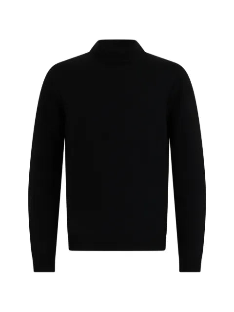 slowear high-neck fine-knit sweater