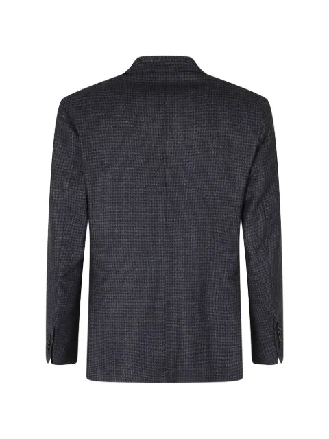 Tagliatore houndstooth buttoned blazer