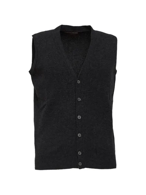 Filippo De Laurentiis button-up V-neck vest