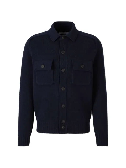 Gran Sasso knitted flap-pocket cardigan
