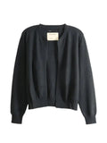 Frenckenberger fine-knit open-front cardigan