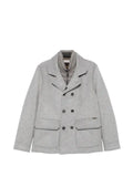 Moorer double-breasted notched-lapel jacket
