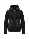 Moncler quilted-panel hoodie