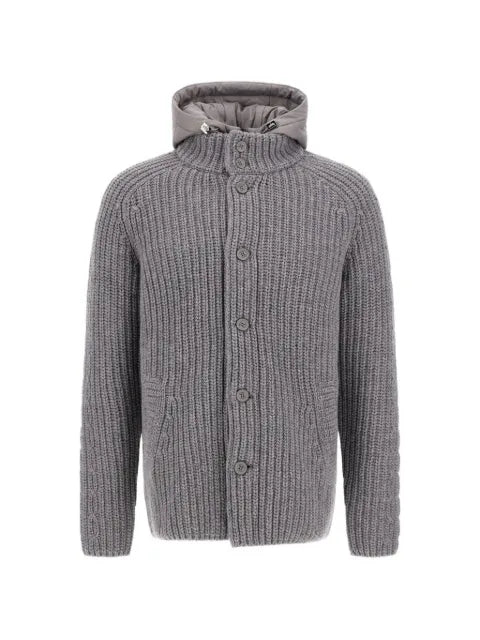 Herno hooded cardigan