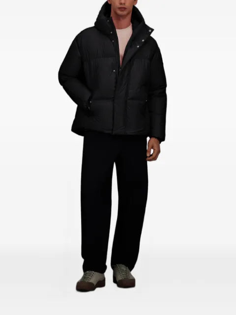 Laminar hooded padded jacket