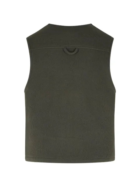 Rier zip-up wool vest