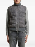 Peserico quilted panel-knit jacket