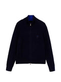 CROQUIS cable-knit zip-up cardigan