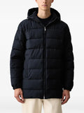 Trussardi quilted hooded jacket