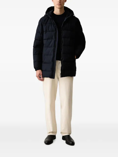 Trussardi quilted hooded jacket