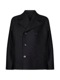 Harris Wharf London double-breasted virgin wool jacket