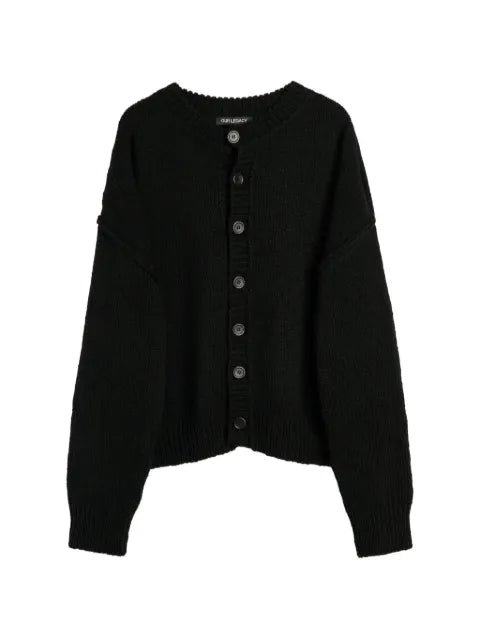 OUR LEGACY Pitch slub-knit wool cardigan