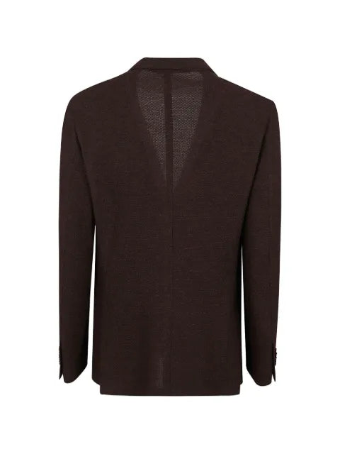 Lardini flower-detail wool blazer