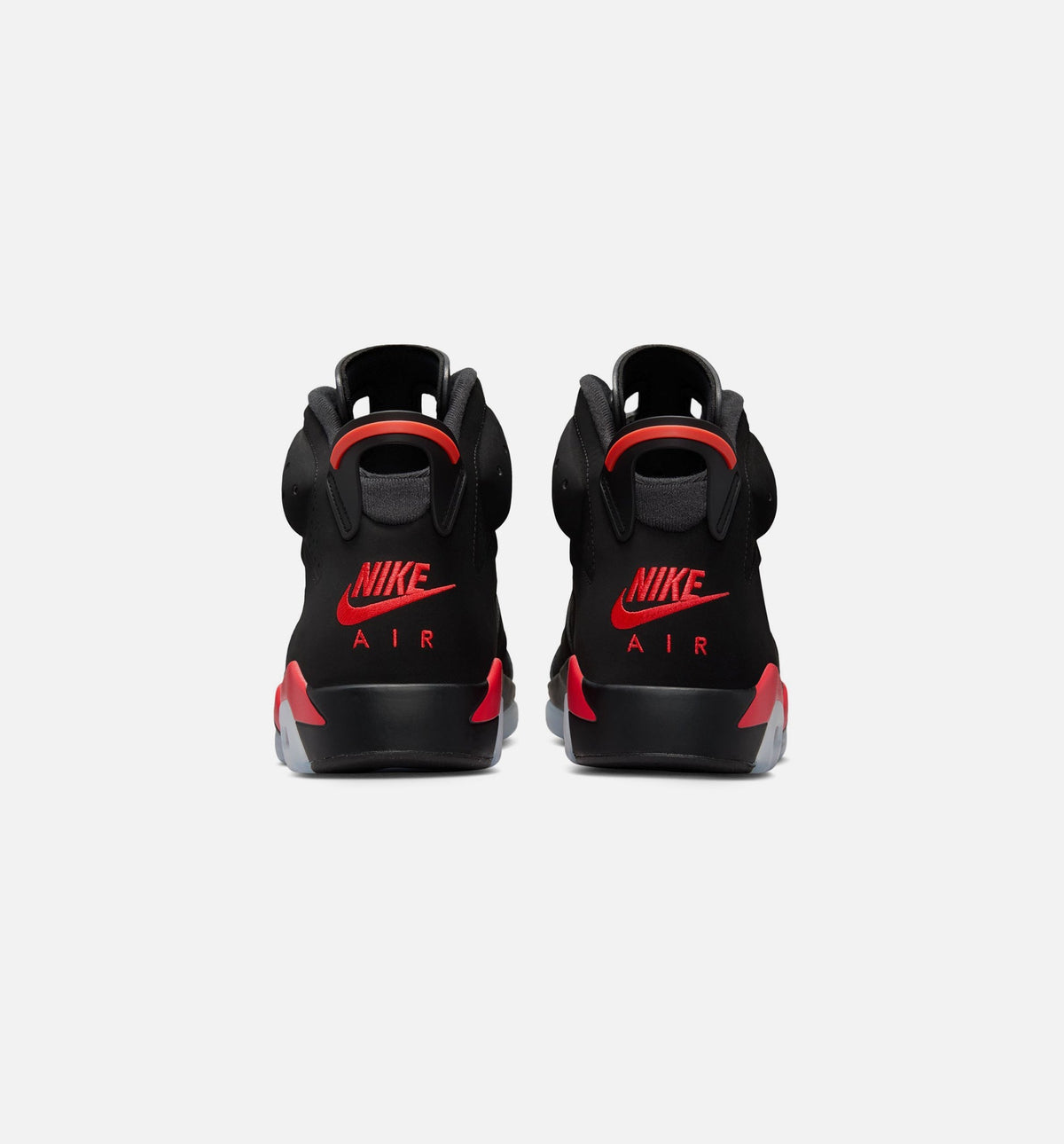 Air Jordan 6 Retro Infrared Men's Sneakers - Black / Light Crimson