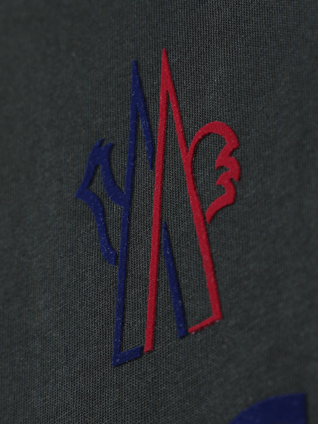 Moncler Wordmark Logo Graphic Tee Black