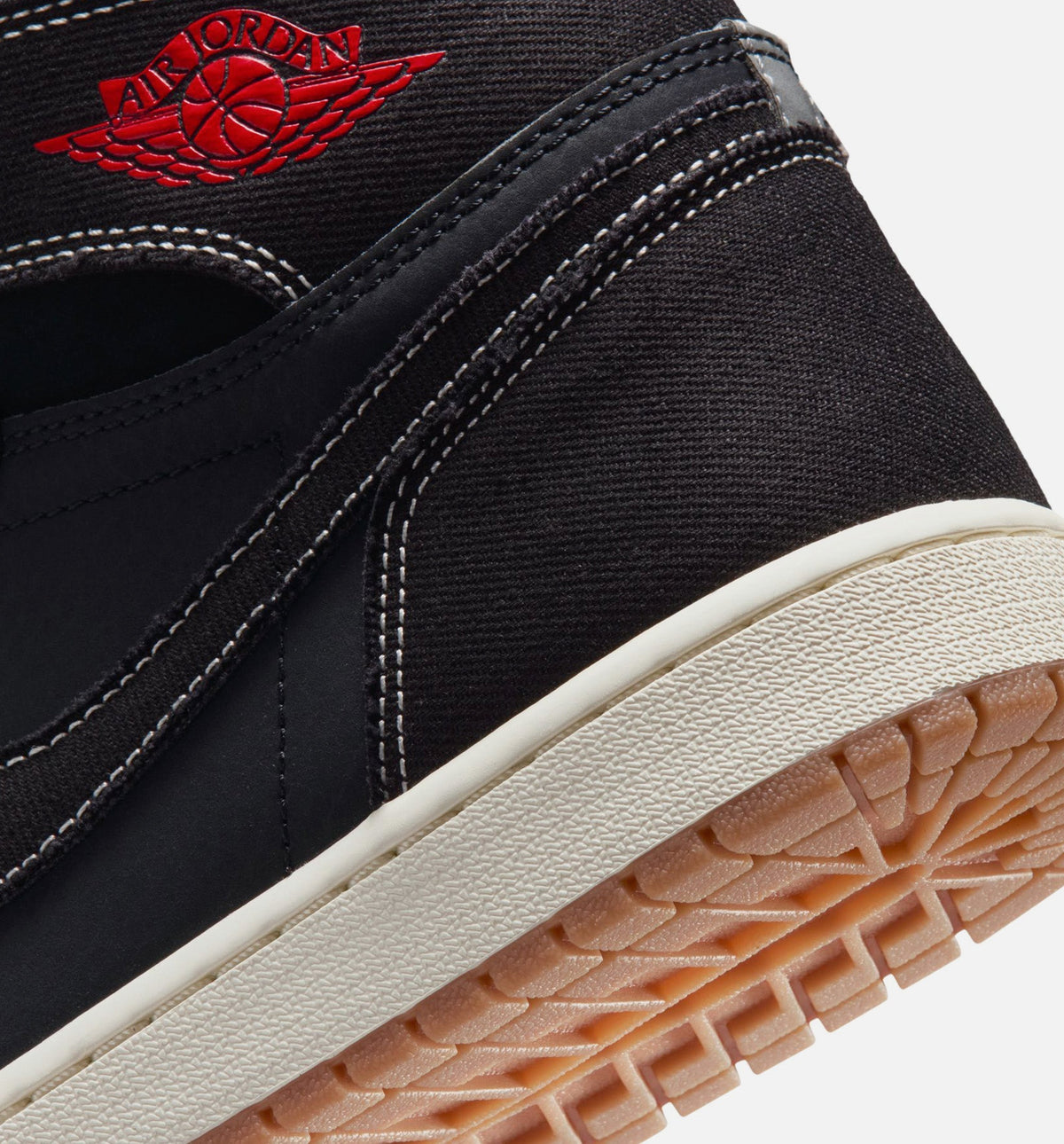 Air Jordan 1 Retro High OG Flight Club Men's Lifestyle Shoes - Black University Red Sail Gum Medium Brown