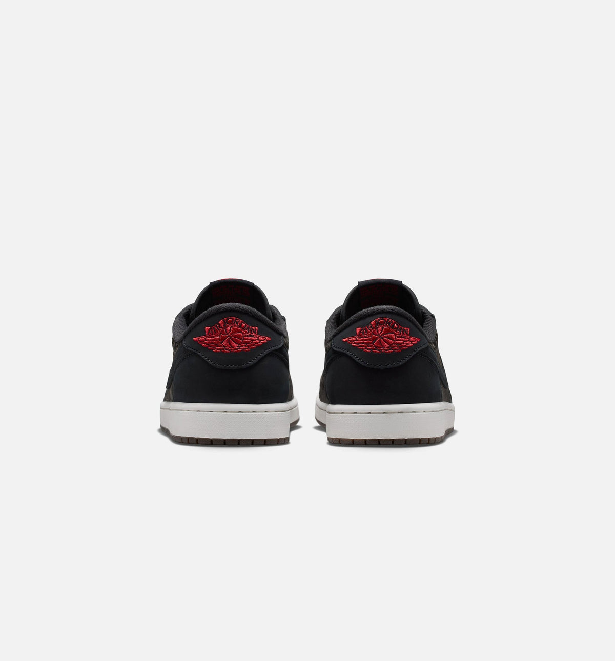 Air Jordan 1 Retro Low OG Laser Black and Varsity Red Men's Lifestyle Shoe