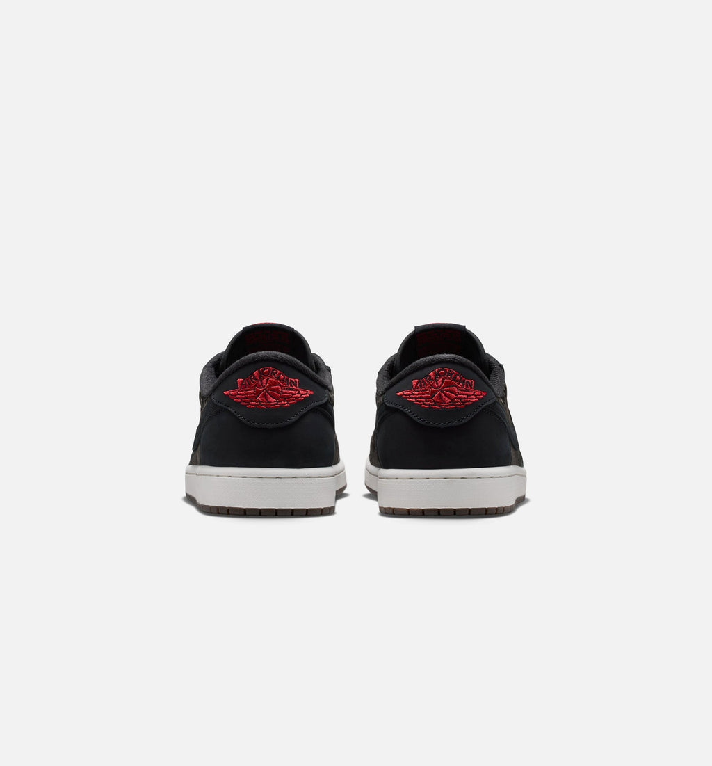 Air Jordan 1 Retro Low OG Laser Black and Varsity Red Men's Lifestyle Shoe – Black/Varsity Red/Summit White