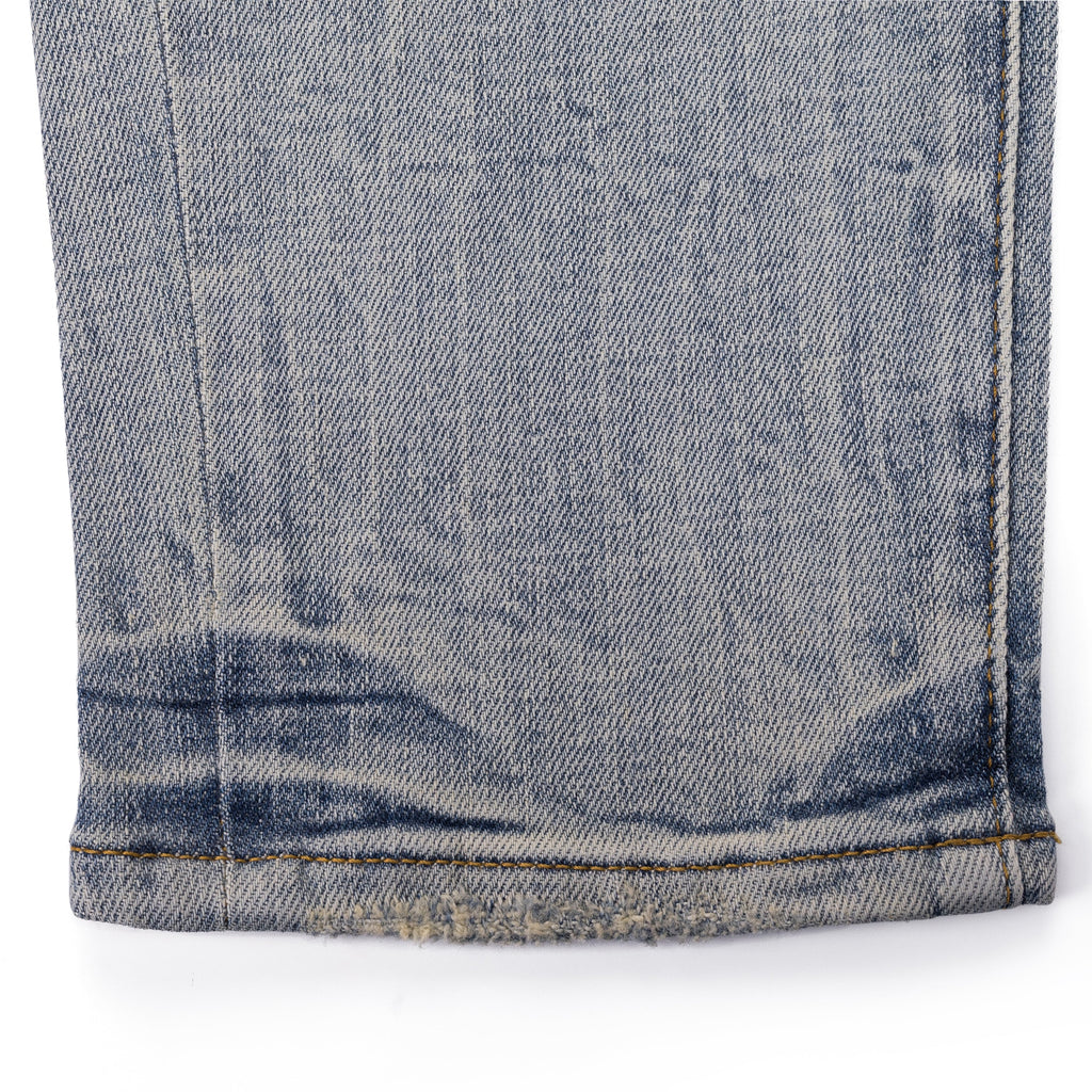 Light Indigo Fade Down Skinny Jeans