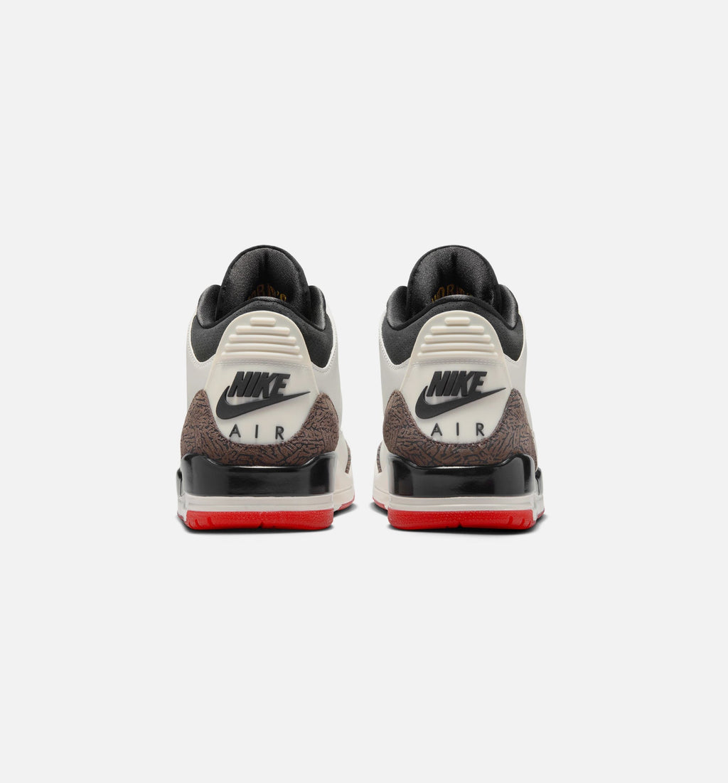 Air Jordan 3 Retro Sail and University Red Men's Lifestyle Shoe – Sail/Black/University Red/Pale Ivory