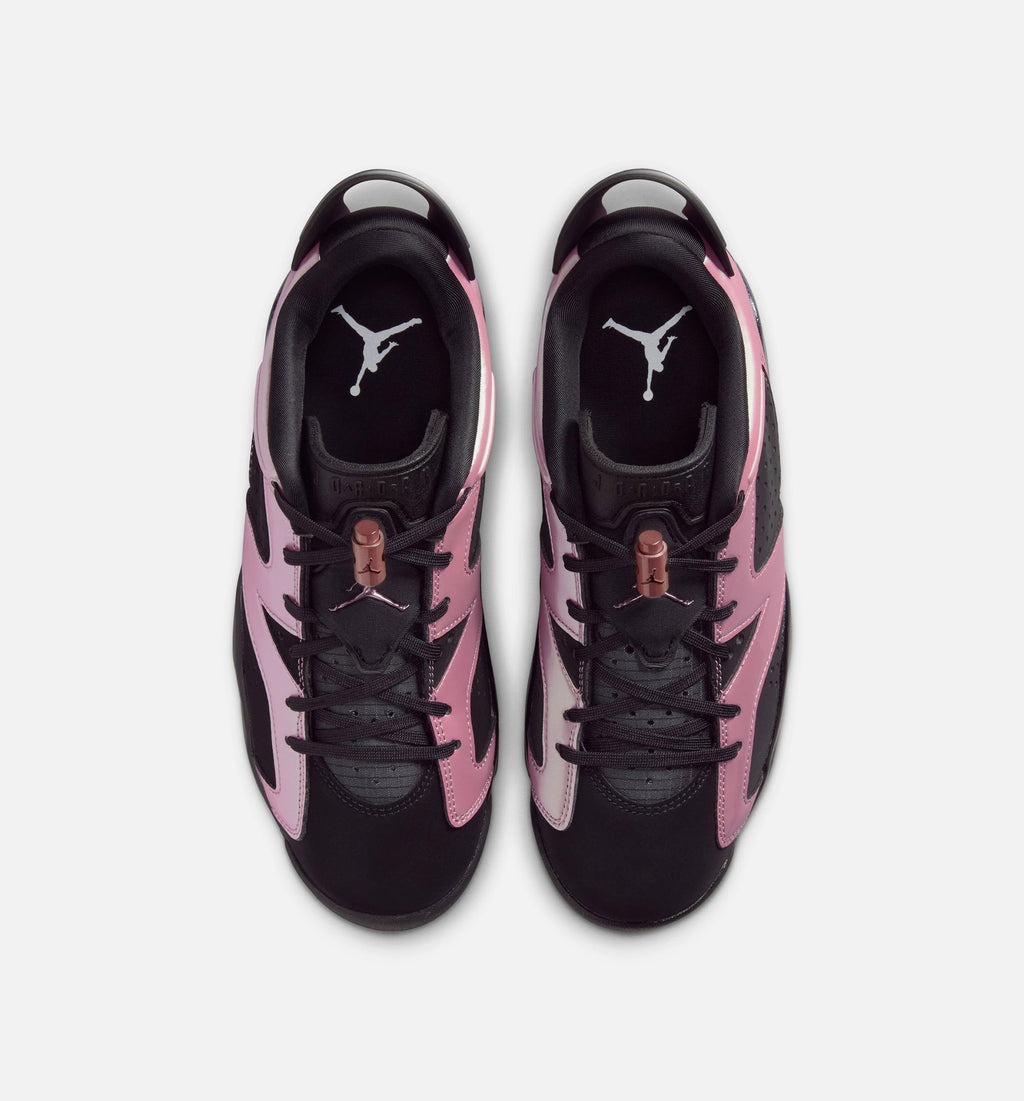 Air Jordan 6 Retro Low Metamorphosis Women's Sneakers - Black/Black/Desert Berry