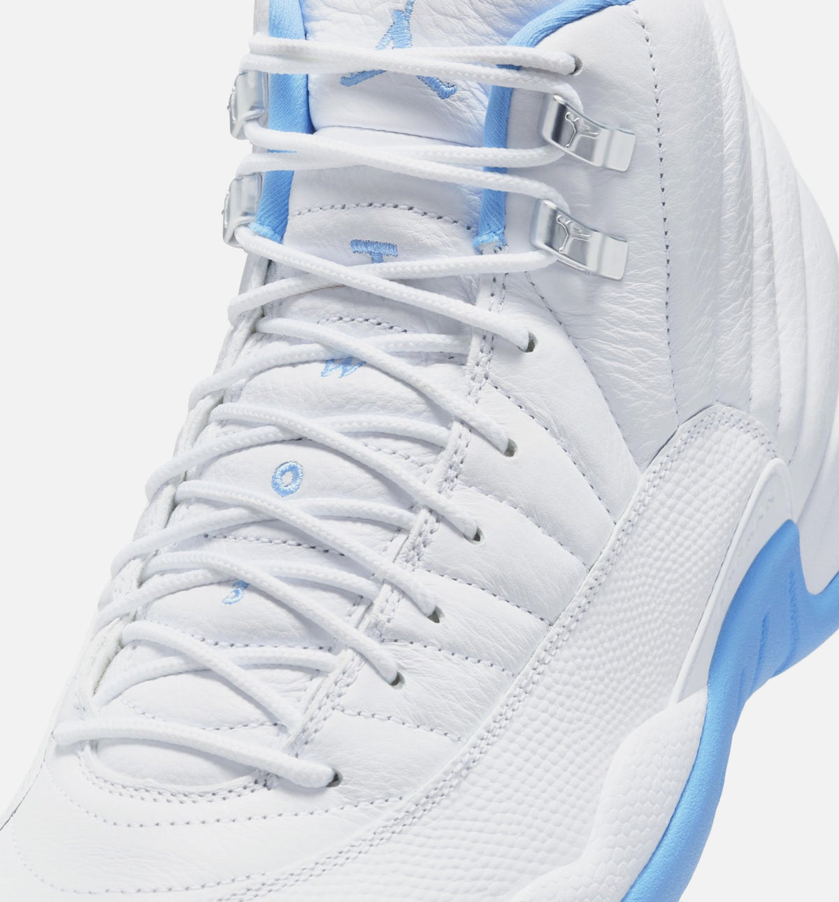 Air Jordan 12 Retro "White and University Blue" Men's Shoe – White/University Blue/Metallic Silver