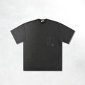 Aiche Displaced Pocket T-Shirt: Washed Black